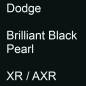 Preview: Dodge, Brilliant Black Pearl, XR / AXR.